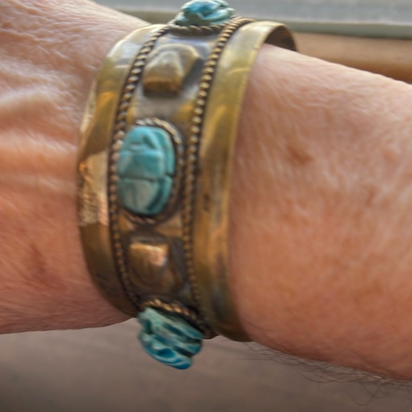 Egyptian Revival cuff# - Picture 6 of 9